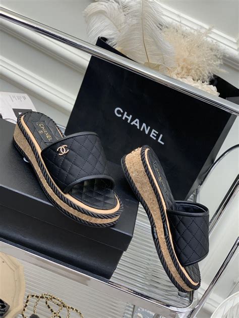 fake chanel slippers|chanel slippers 2020.